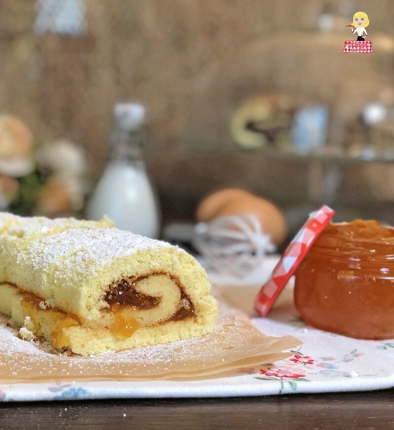 Rotolo alla marmellata dolce facile e veloce