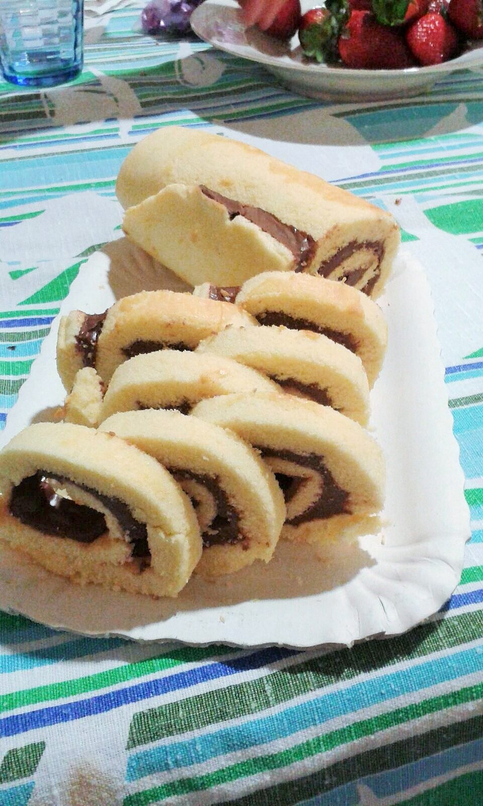 Rotolo alla nutella Bimby