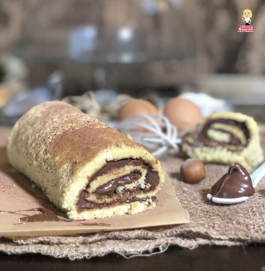 Rotolo alla nutella dolce facile e veloce