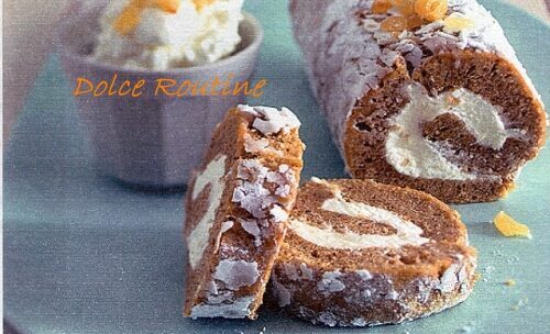 Rotolo alle noci con zenzero candito |