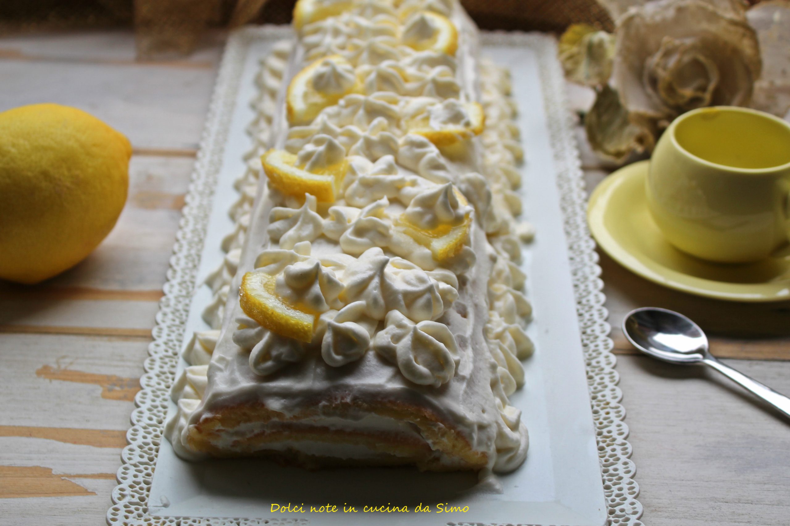 ROTOLO cremoso al limone