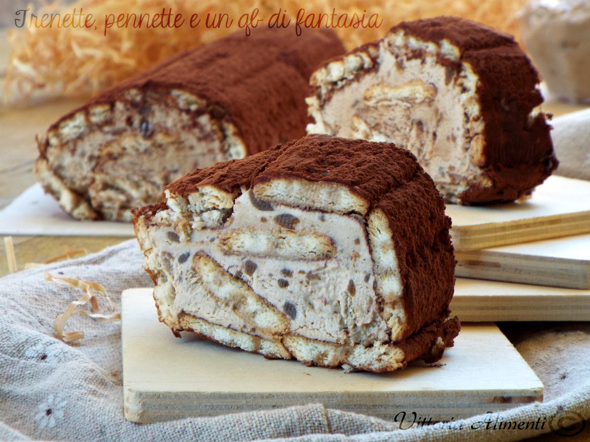 Rotolo di biscotto al caffè..senza cottura