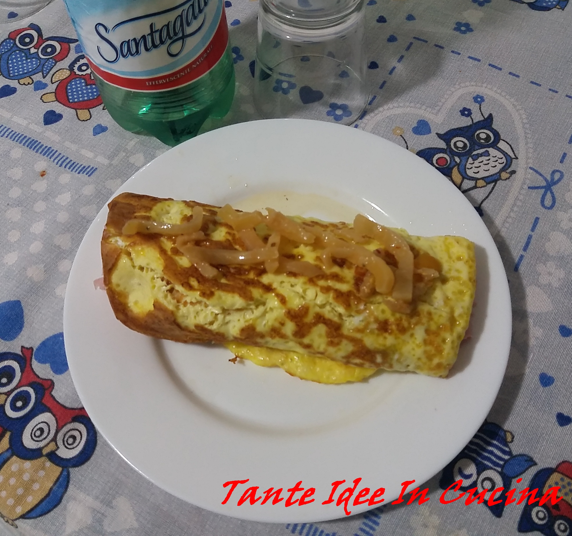 Rotolo di frittata al forno