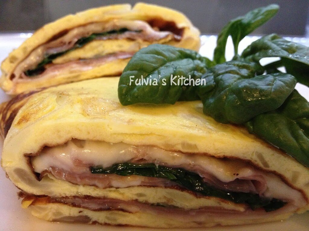 Rotolo di frittata saporito