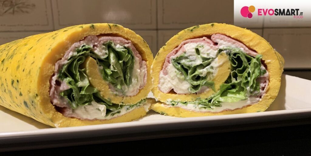 Rotolo di frittata sfizioso: pronto in 10 minuti