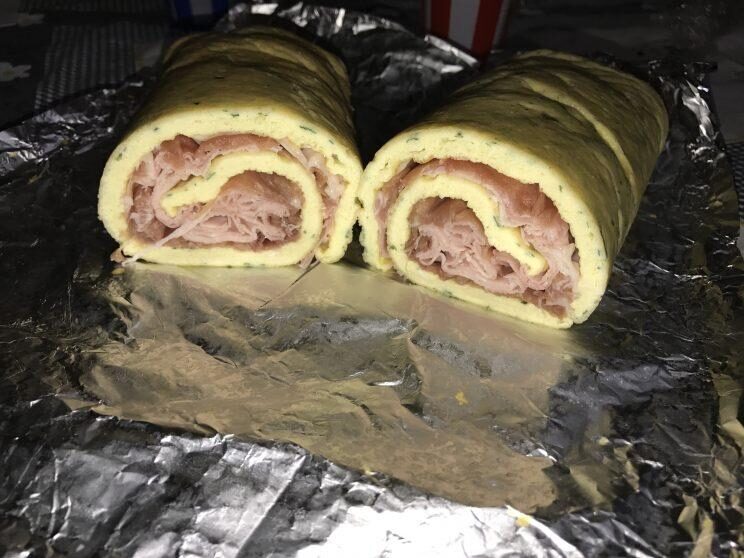 Rotolo di frittata sfizioso