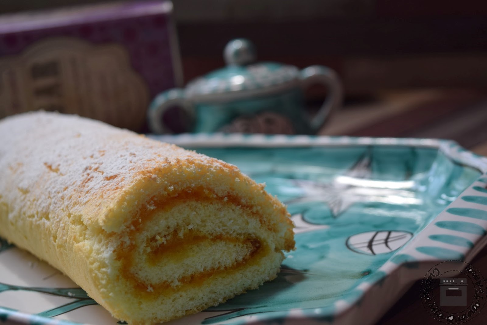 Rotolo di pan di spagna senza glutine ne lattosio
