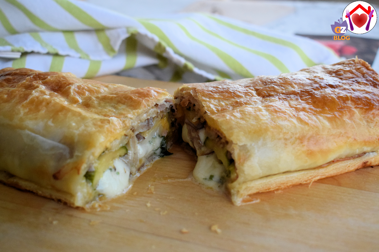 Rotolo di sfoglia ai formaggi