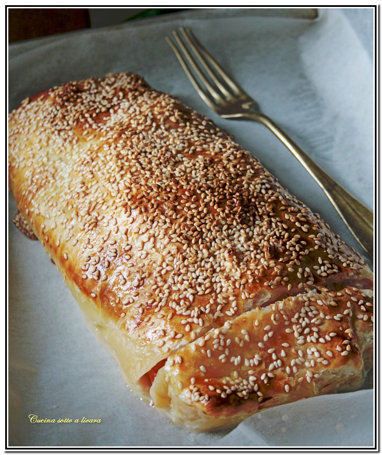 Rotolo di sfoglia ripieno