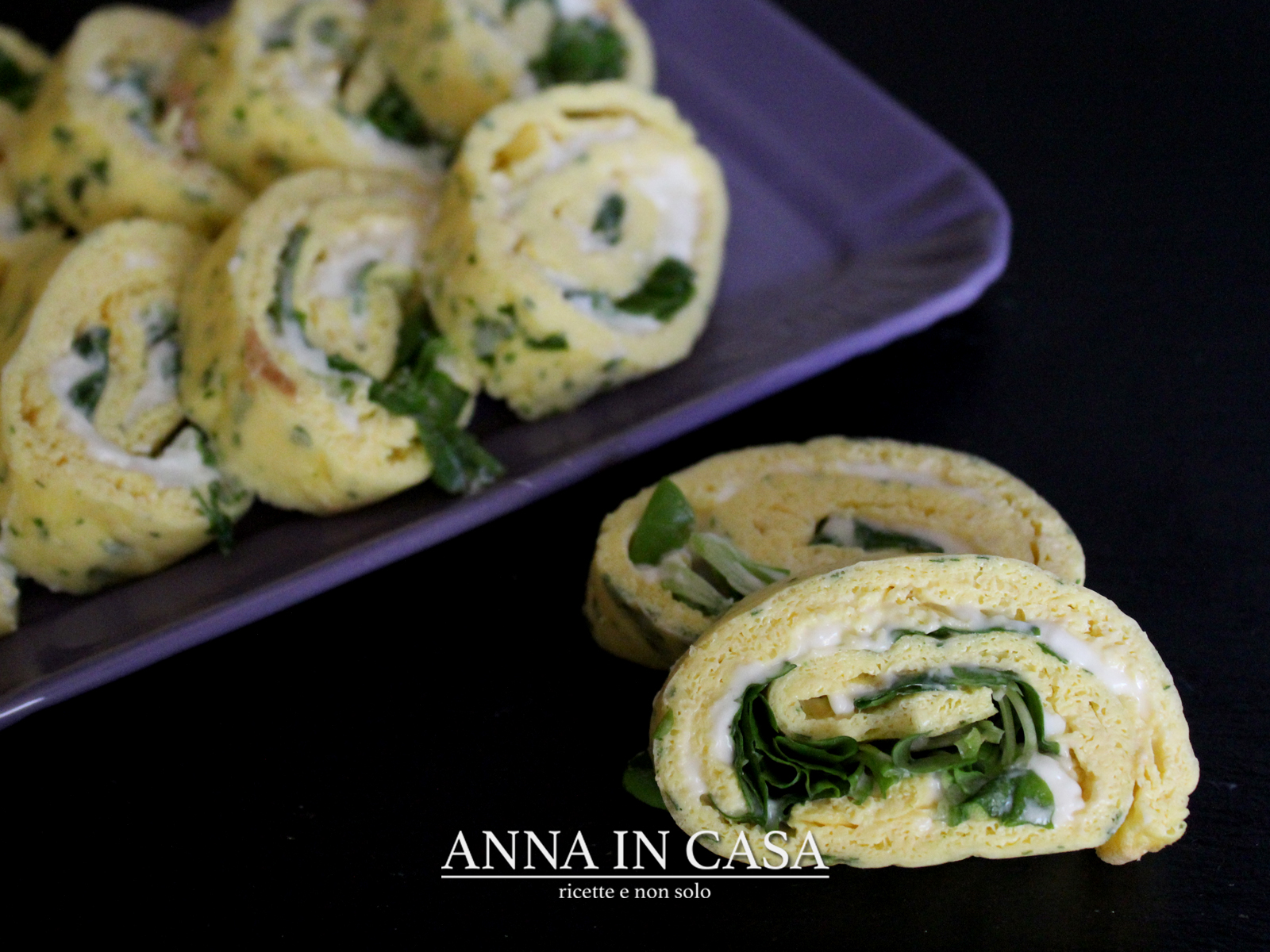 Rotolo di stracchino e valeriana