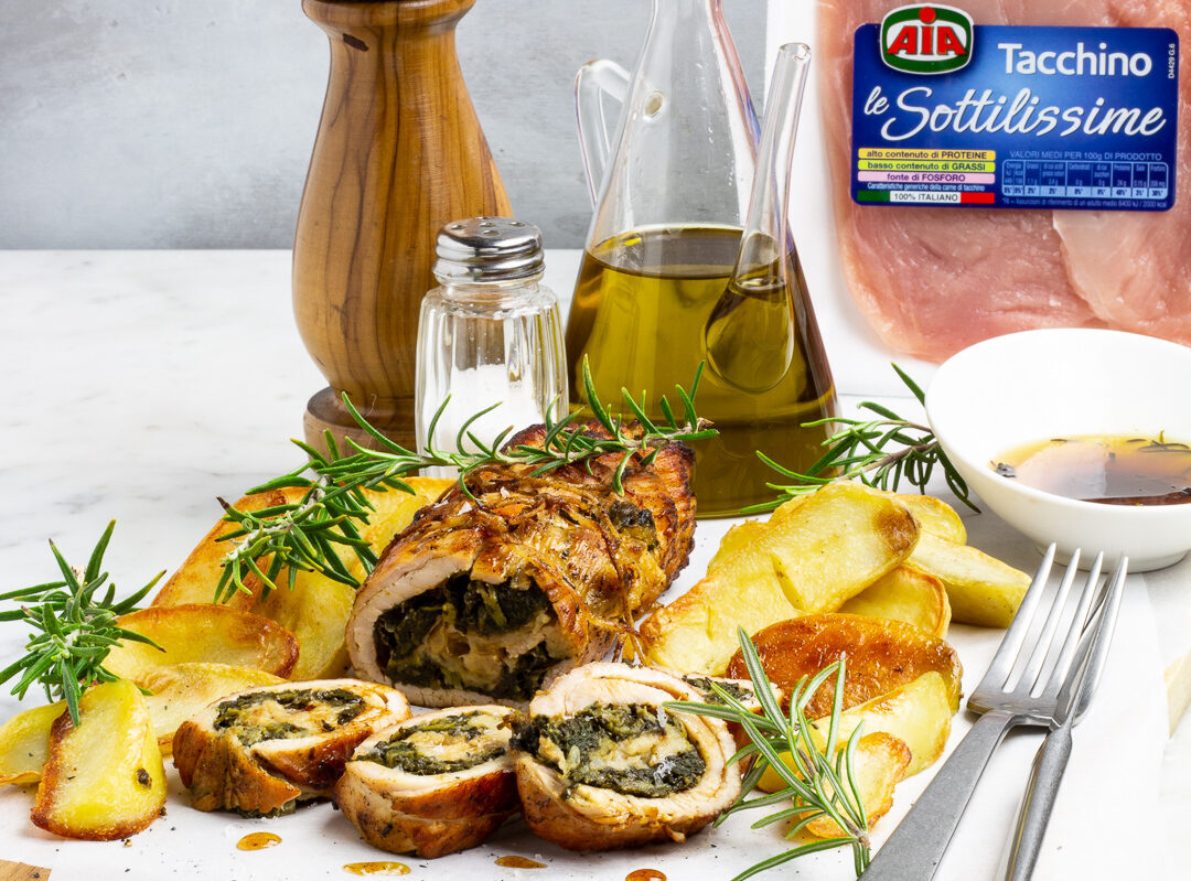 Rotolo di tacchino con friarielli