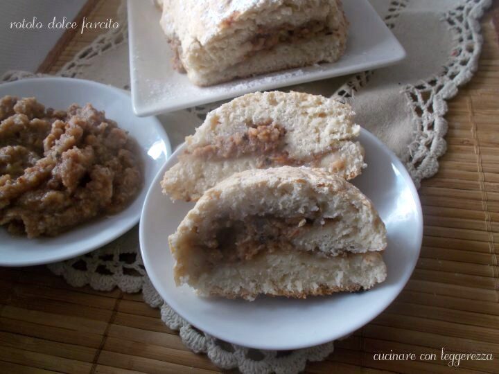 Rotolo dolce farcito