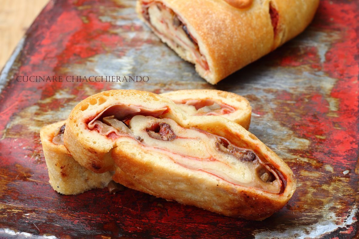 Rotolo pizza farcito super facile