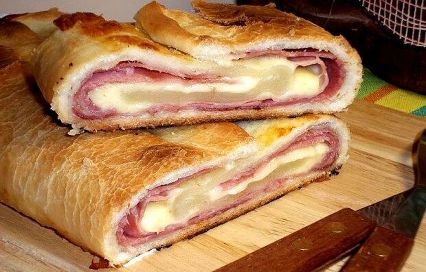 Rotolo prosciutto e formaggio