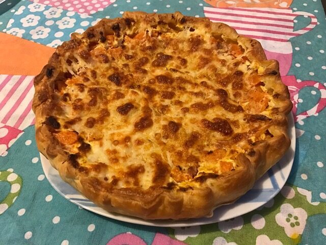 Rustica alla zucca e pancetta