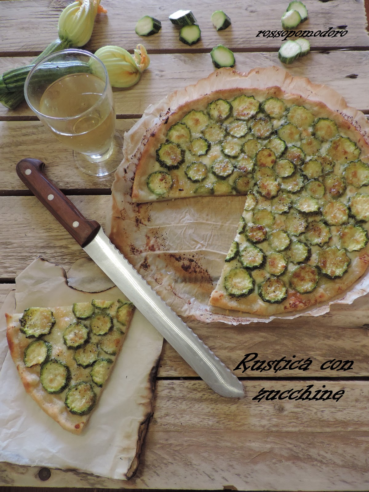 Rustica con zucchine