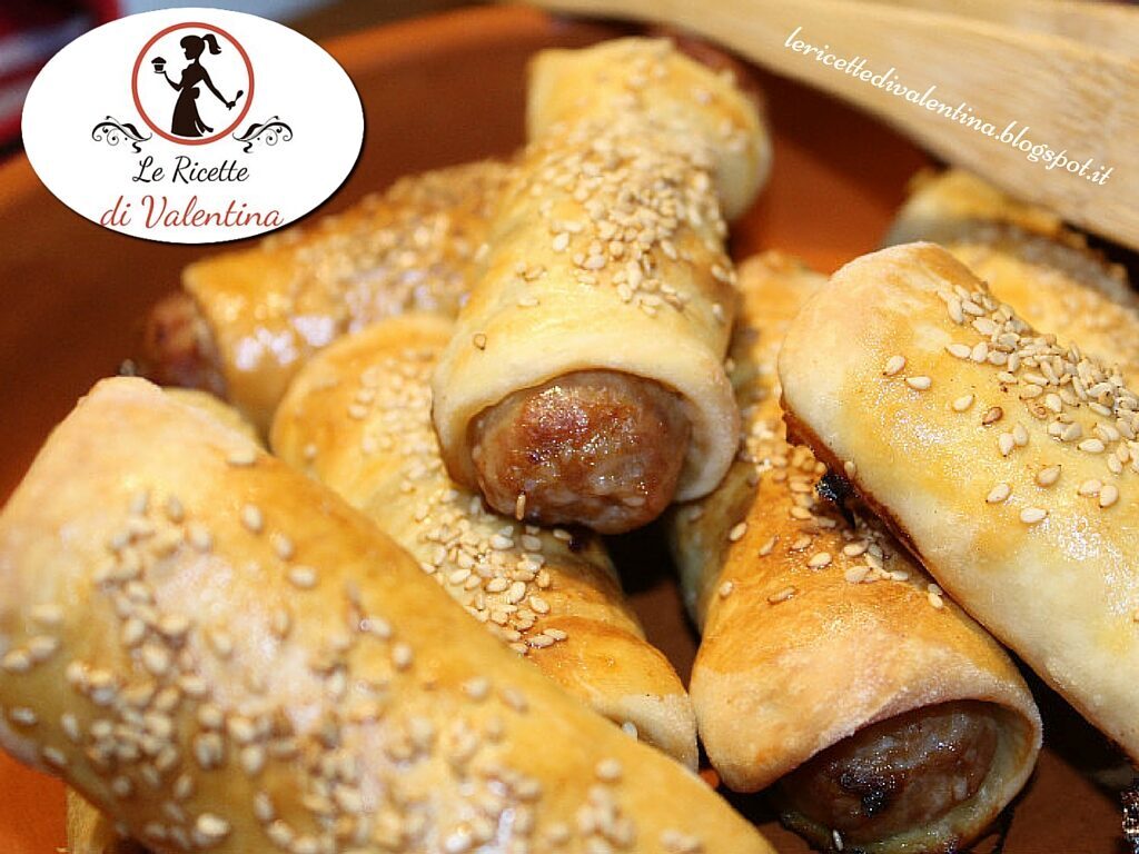 Rustici di salsiccia con pasta all’olio al profumo di semi di finocchio, cottura in forno o in friggitrice ad aria