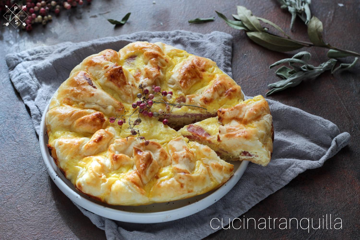 Rustico con ricotta e speck