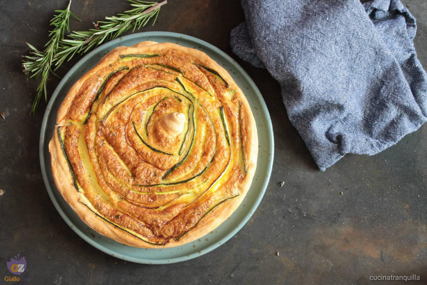 Rustico con uova e zucchine