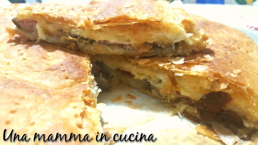 Rustico di melanzane e prosciutto