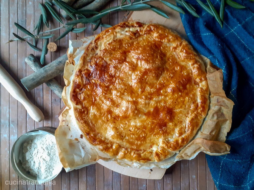Rustico di ricotta e petto di tacchino