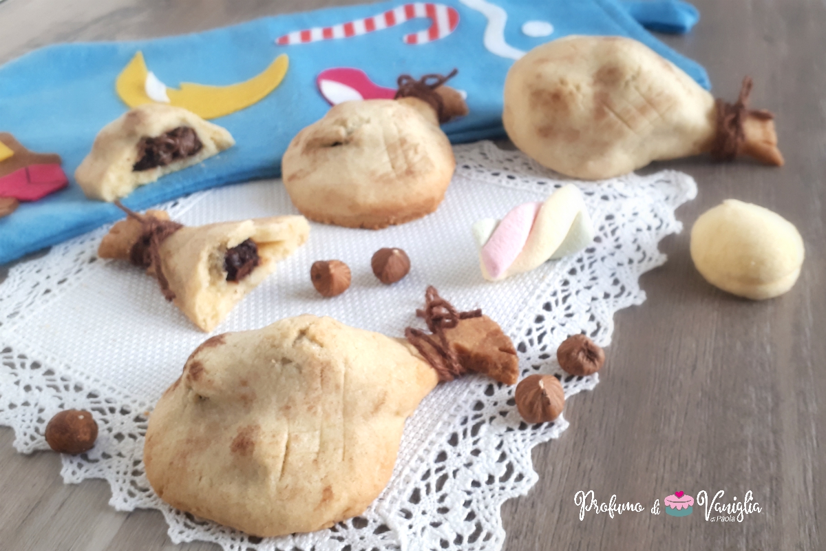 Sacchi della befana alle nocciole