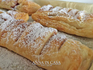 Saccottini strudel con pasta sfoglia fatta in casa
