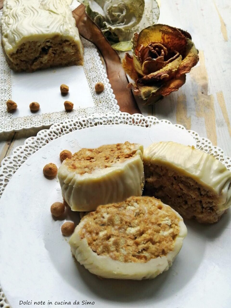 Salame al cioccolato  bianco