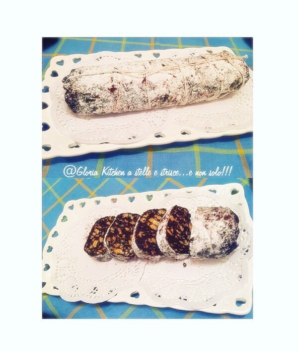Salame al cioccolato uova free di gloria kitchenusa