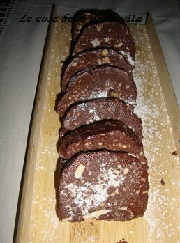 Salame di cioccolata leggero