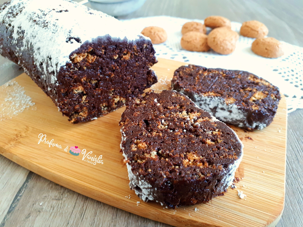 Salame di cioccolato agli amaretti