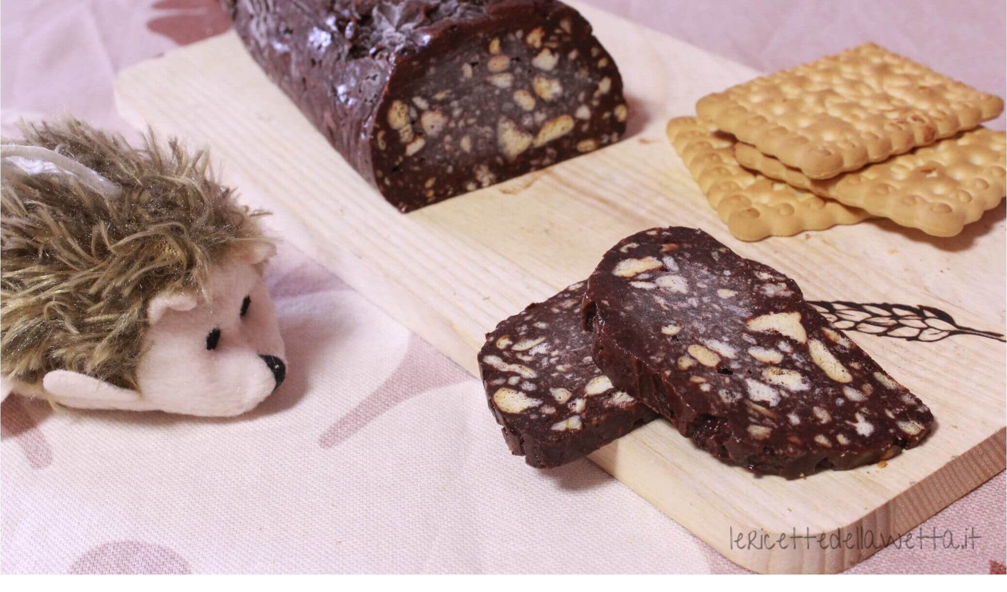 Salame di cioccolato: ricetta classica con caff!
