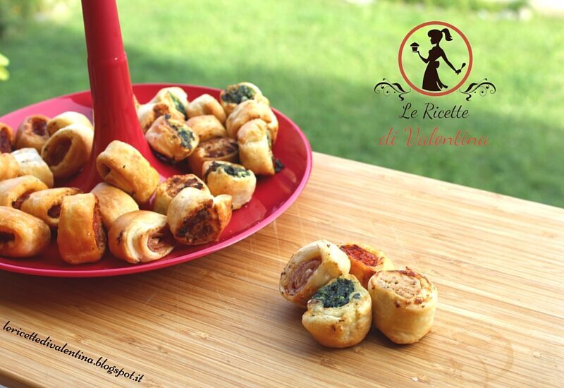Salatini/rustici misti cotti con la friggitrice ad aria