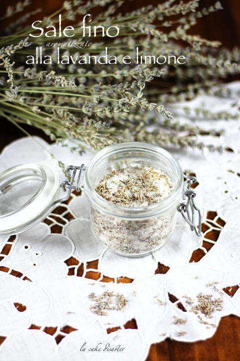 Sale fino aromatizzato alla lavanda e limone