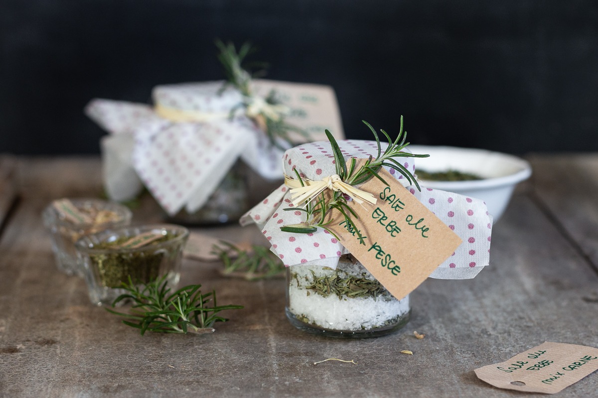 Sale Maldon e erbe aromatiche {regali home-made}