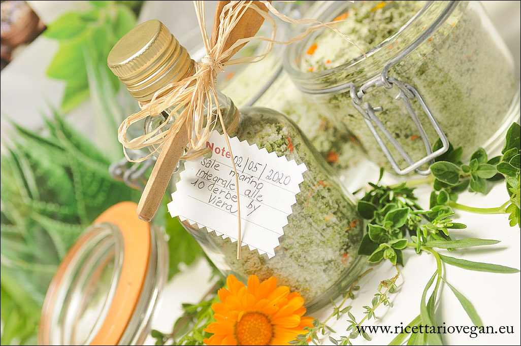 Sale marino integrale aromatizzato alle 10 erbe