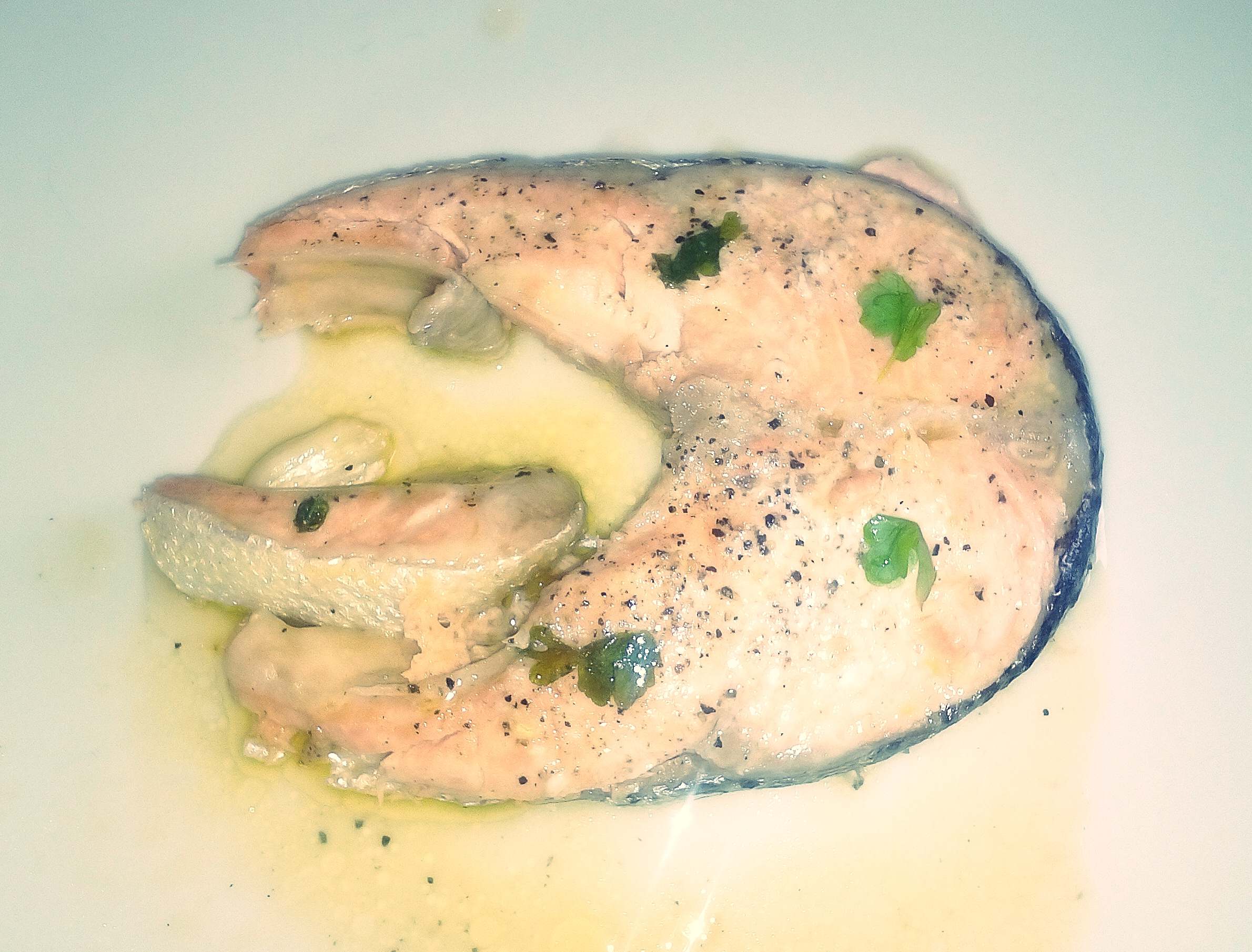 Salmone agli agrumi al microonde