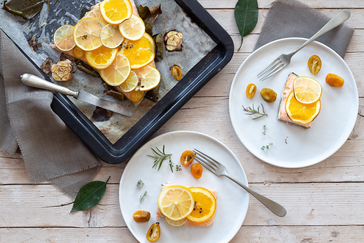Salmone agli agrumi, una ricetta leggera e scenografica