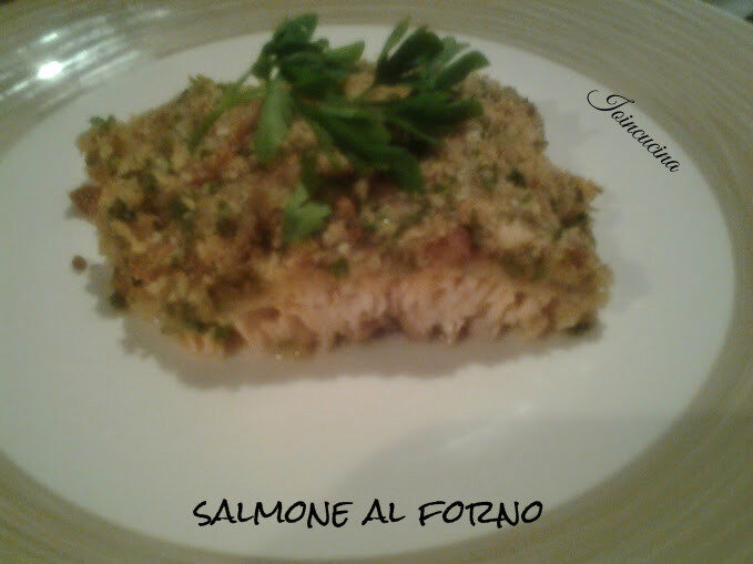 Salmone fresco al forno