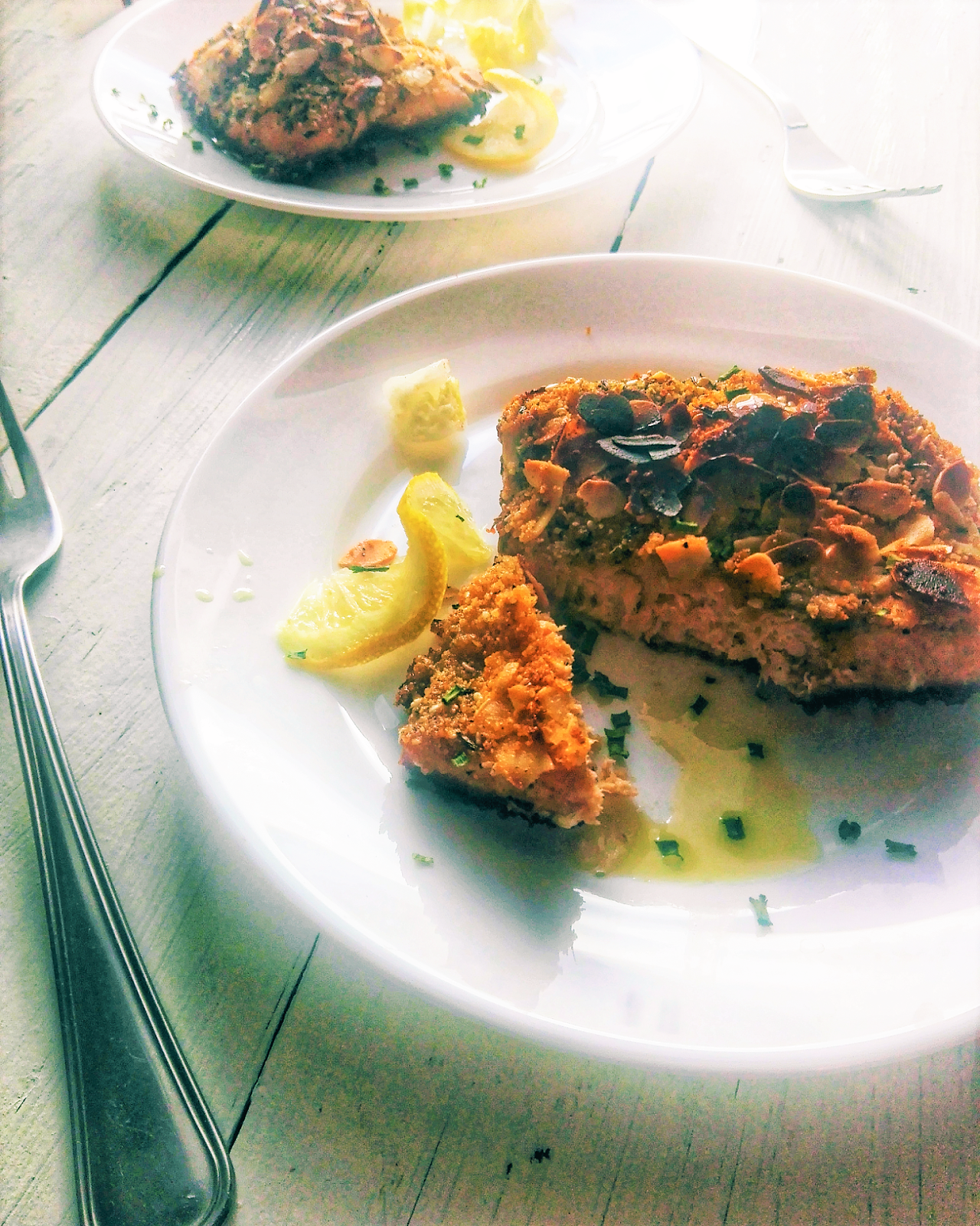 Salmone in crosta alle spezie