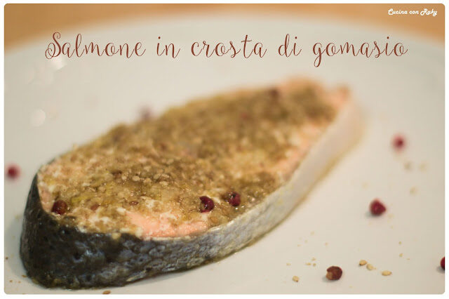 SALMONE IN CROSTA DI GOMASIO