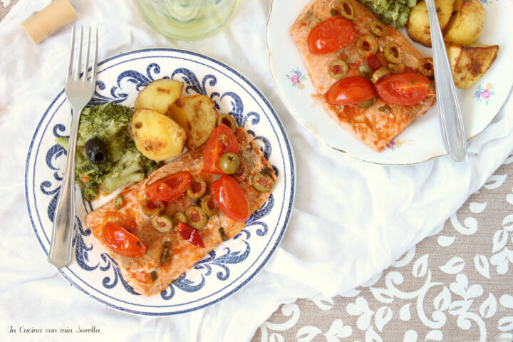 Salmone in guazzetto piccante