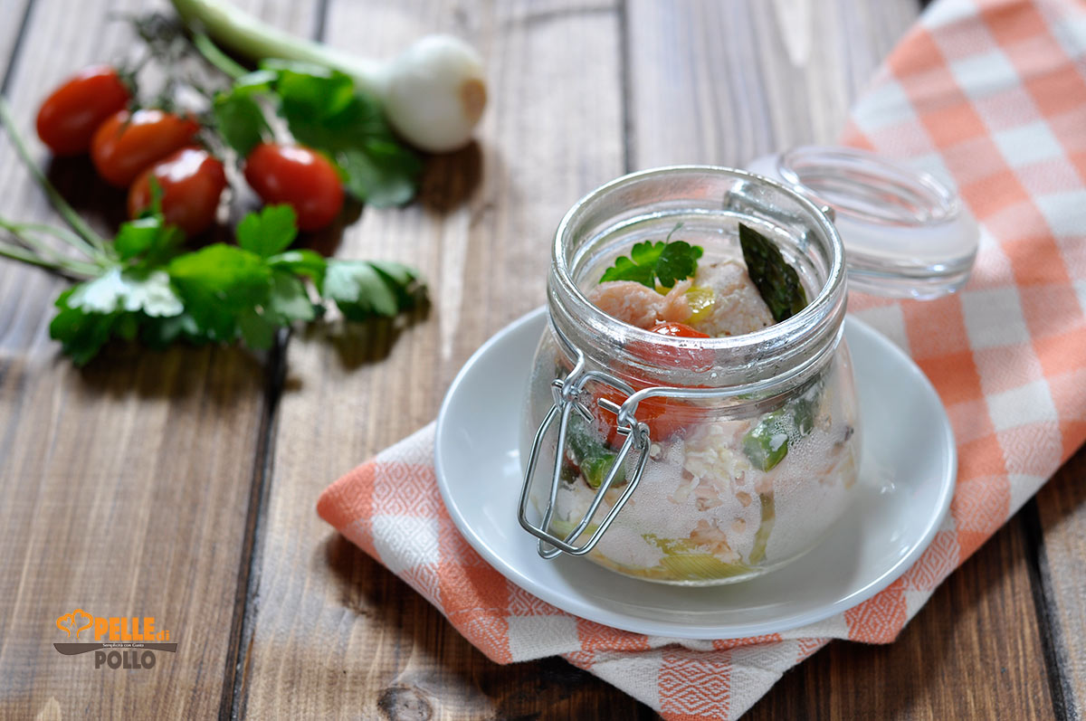 Salmone in vasocottura alle erbe aromatiche