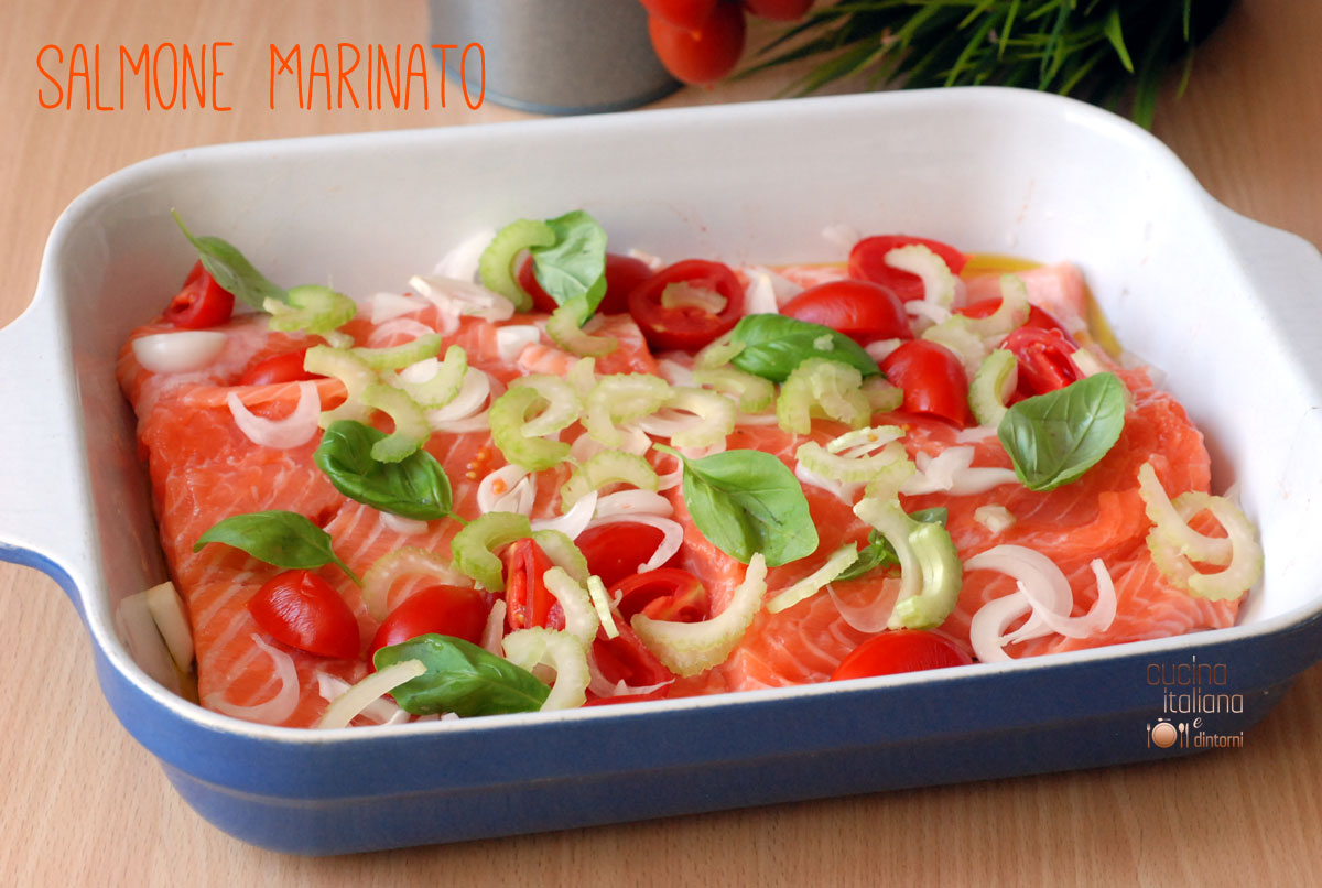 Salmone marinato