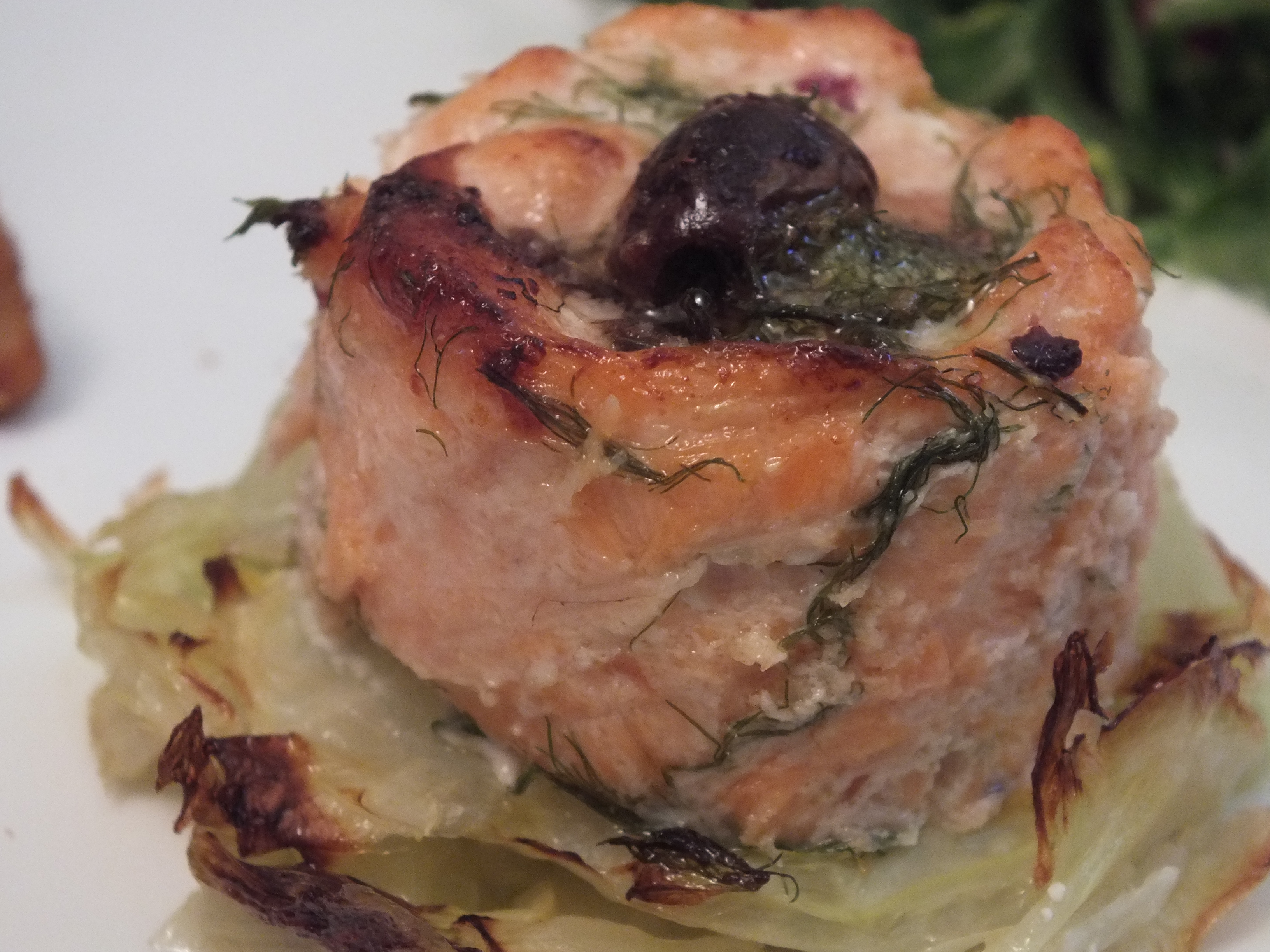 Salmone, persico e gamberi terza ricetta
