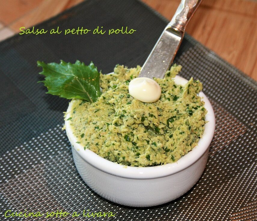Salsa al petto di pollo