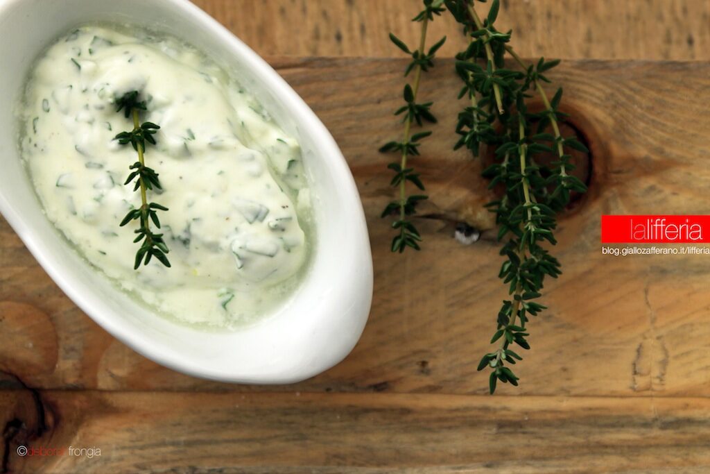 Salsa alla crème fraîche per il pesce