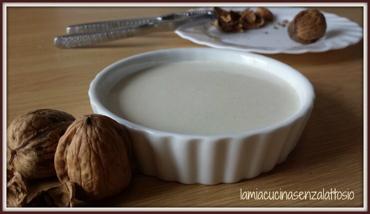 Salsa alle noci senza lattosio, ricetta veloce