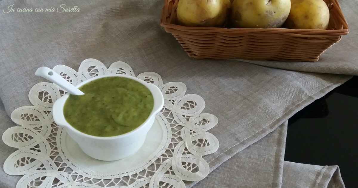 Salsa alle zucchine e patate per arrosti caldi e freddi
