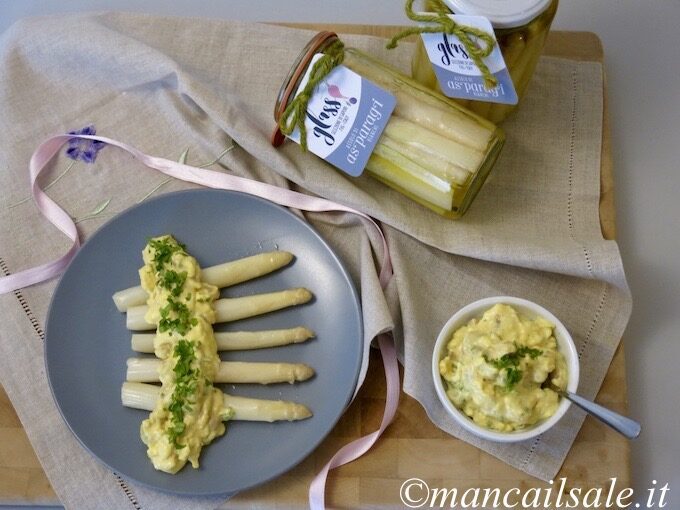 Salsa bolzanina e asparagi Glass